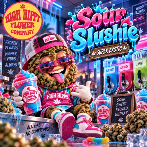 SOUR SLUSHIE SUPER EXOTIC THCA HEMP FLOWER