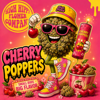 Cherry Poppers Smalls THCa Hemp Flower