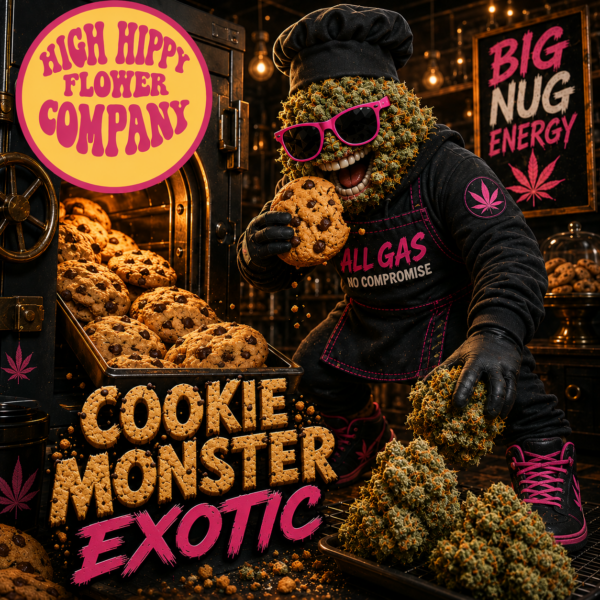 Cookie Monster Exotic THCA Hemp Flower