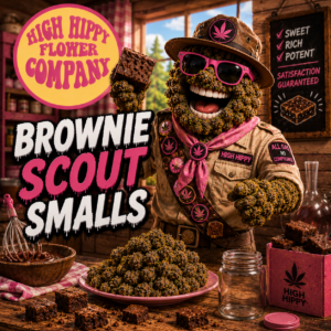 Brownie Scout Smalls THCa Flower – 33.29% – Indica – Exotic - Image 2