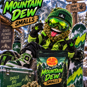 Mountain Dew Smalls THCa Flower – 30.05% – Indica – Light Dep - Image 2