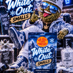 White Out Smalls THCa Flower – 28.32% – Hybrid - Image 2