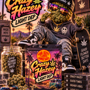 Crazy Hazey THCa Flower – 27.49% – Sativa – Light Dep - Image 3