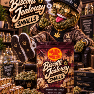 Biscotti x Jealousy (Smalls) THCa Flower β 30.95% β Hybrid β Light Dep - Image 2