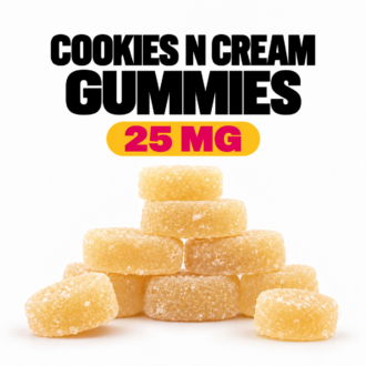 Cookies N Cream Gummies 25 MG THCa Edibles