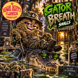 Gator Breath (Smalls) THCa Flower – 36.12% – Indica – Exotic - Image 2